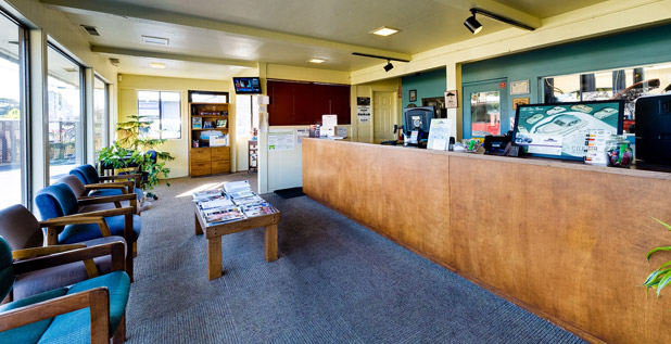 Comfortable Waiting Room with Free WiFi